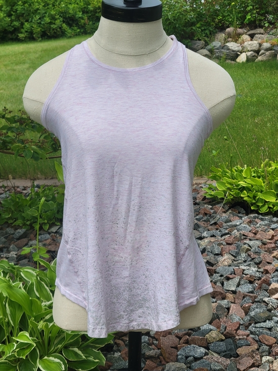 Ivivva Other - Ivivva Quiet Moments Heathered Pink + Silver Splatter Tank Top Size 10